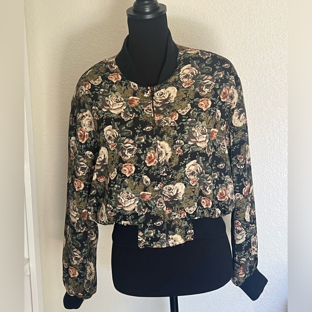 Trauma Floral Bomber Jacket